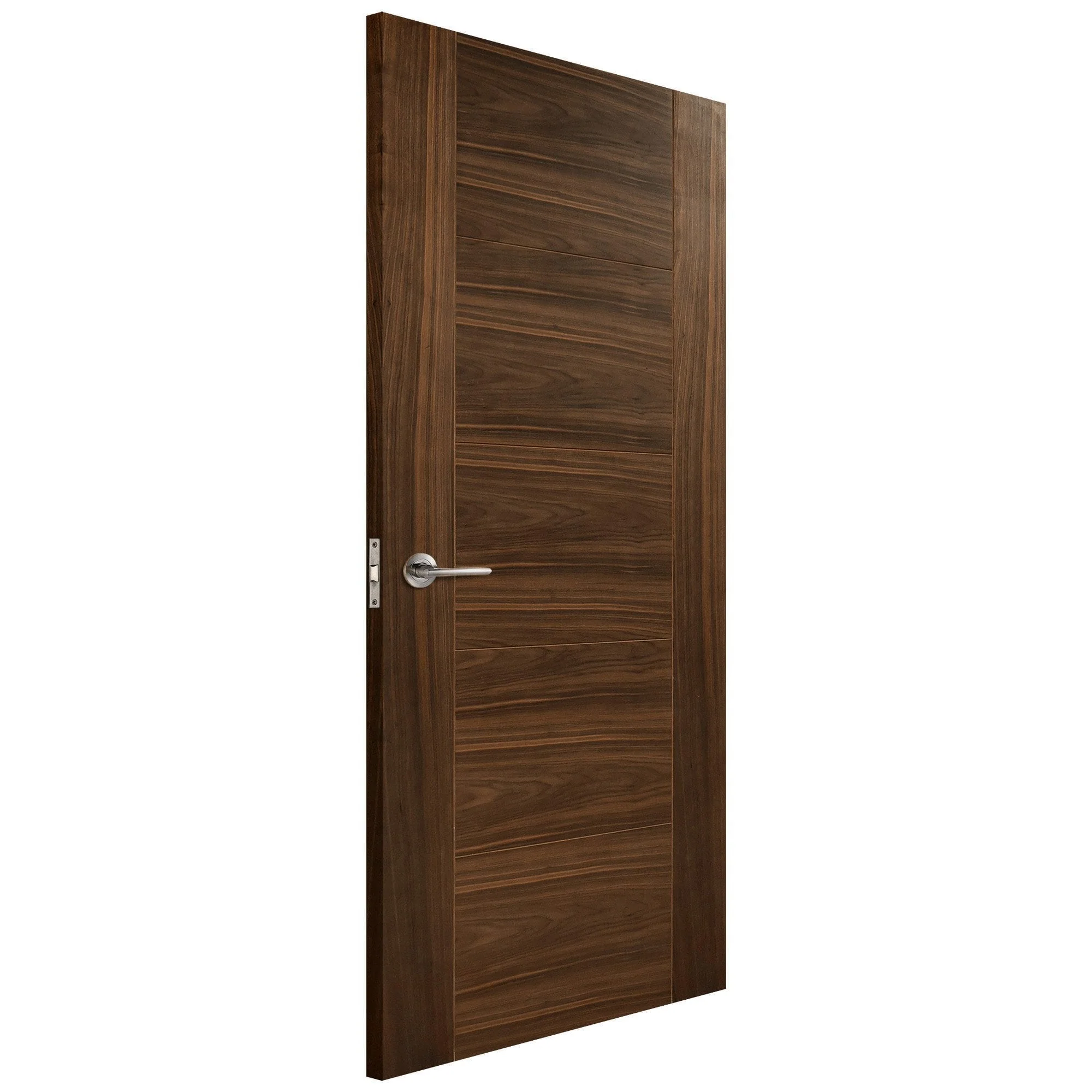 Walnut Internal Fully Finished Milano Made-to-Measure Door - Image 2