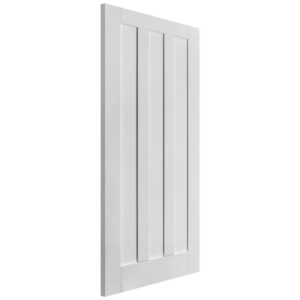 White Internal Primed Ashton 3 Panel Made-to-Measure Door - Image 4
