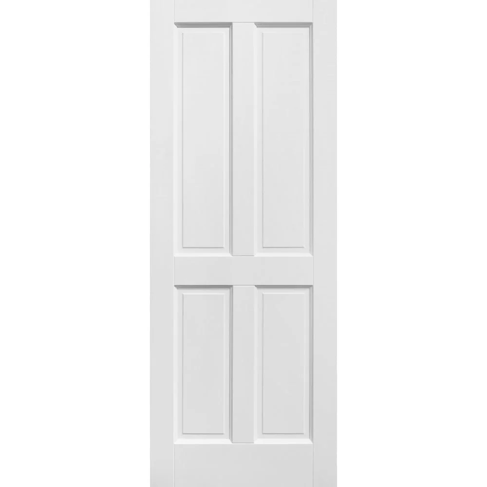 White Internal Primed Berkeley 4 Panel FD30 Fire Door - Image 3