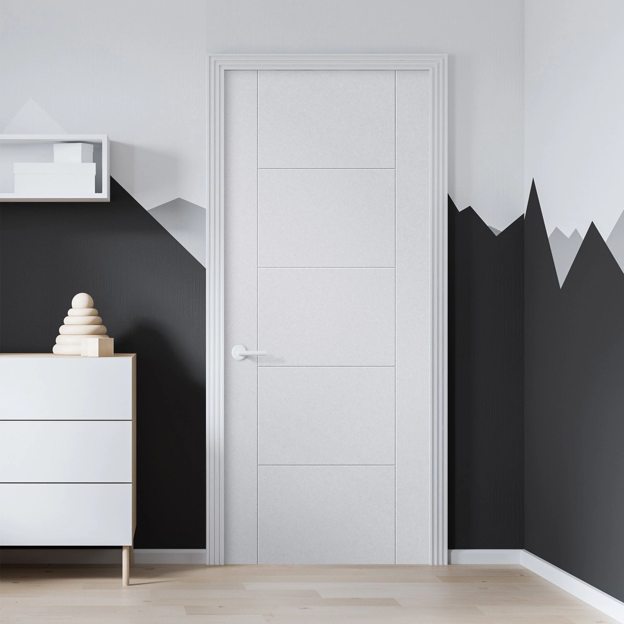 White Internal Primed Parma Door