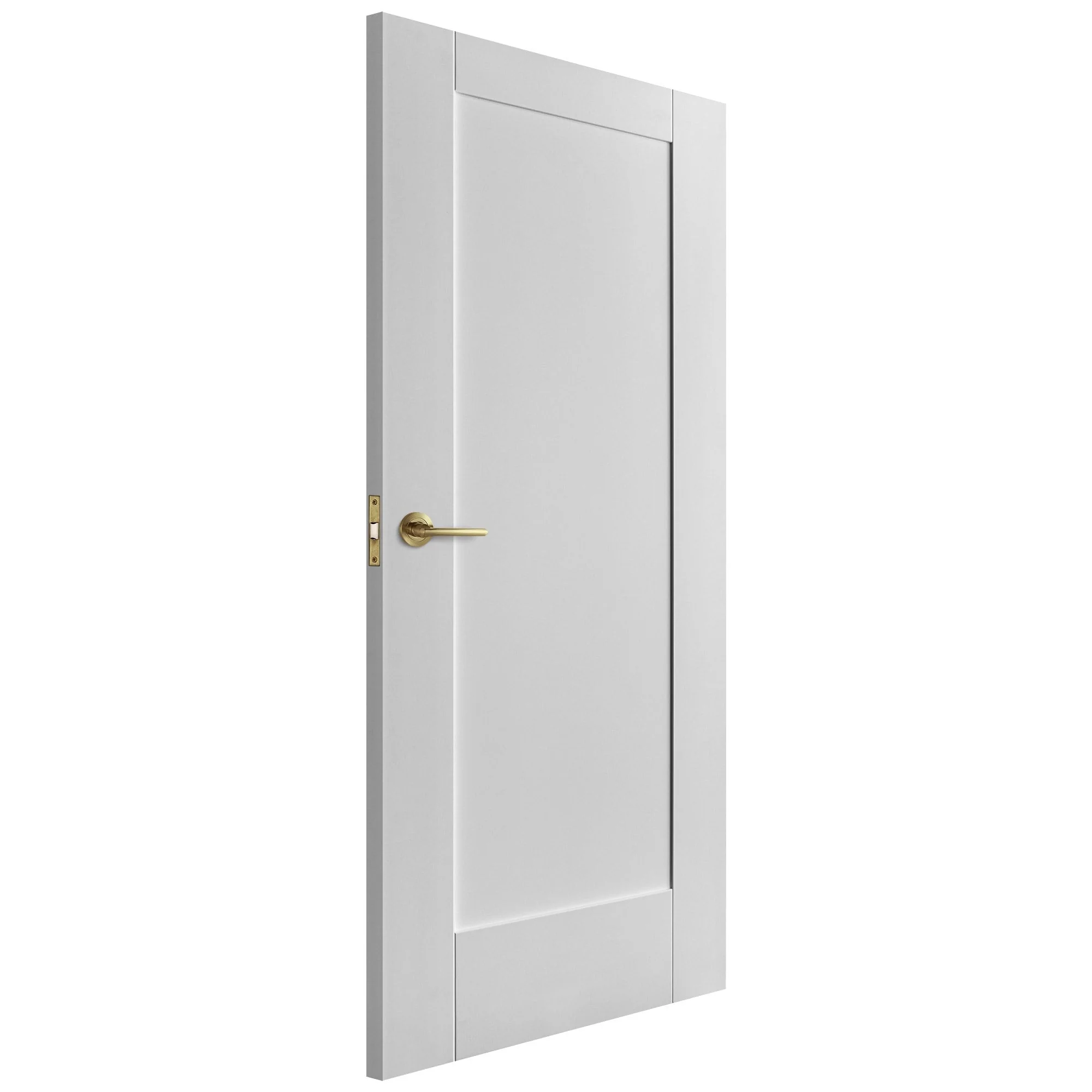 White Internal Primed Pattern 10 FD30 Fire Door - Image 2