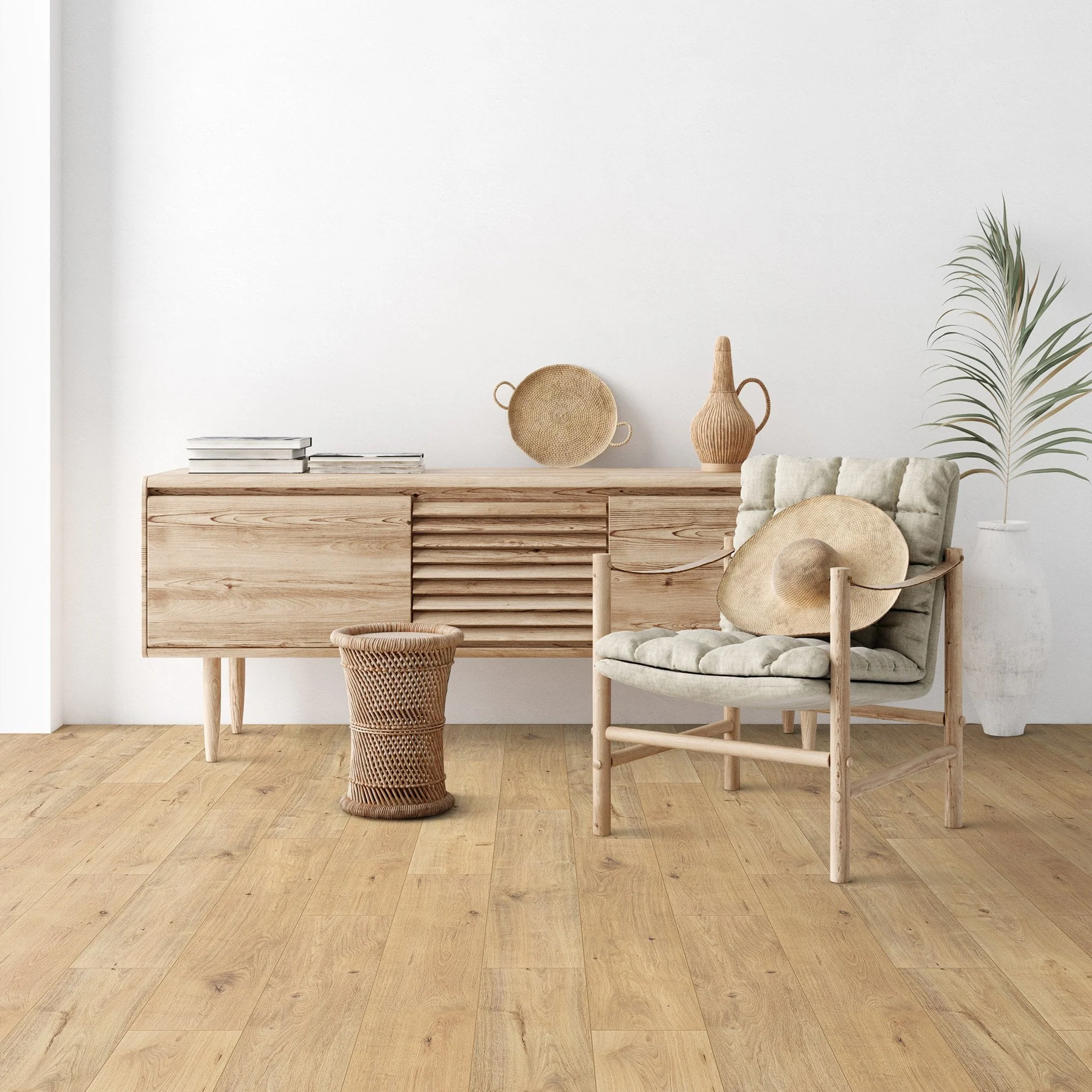 Natural Mix Oak - Ocean Water-Resistant 8mm Laminate Flooring