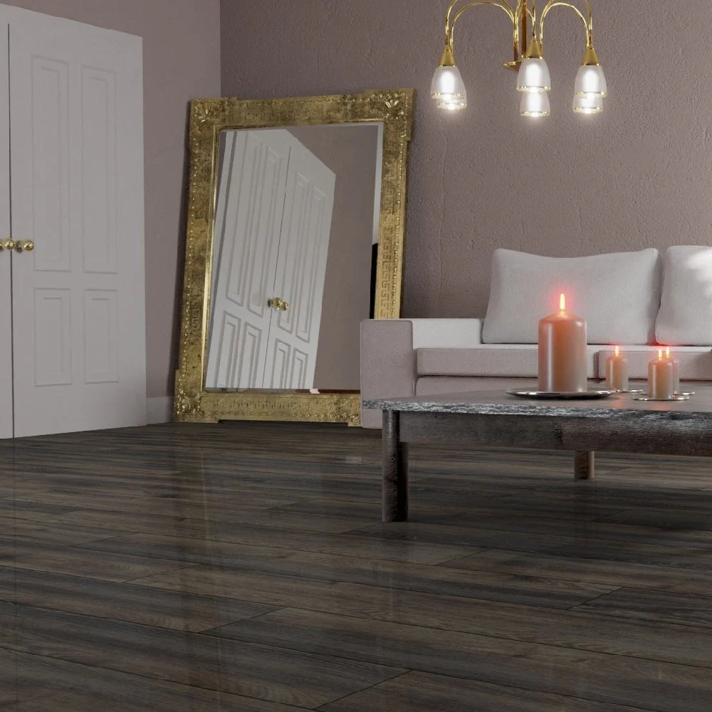 Ravine Oak - Lustre 8mm High Gloss Laminate Flooring - Image 9