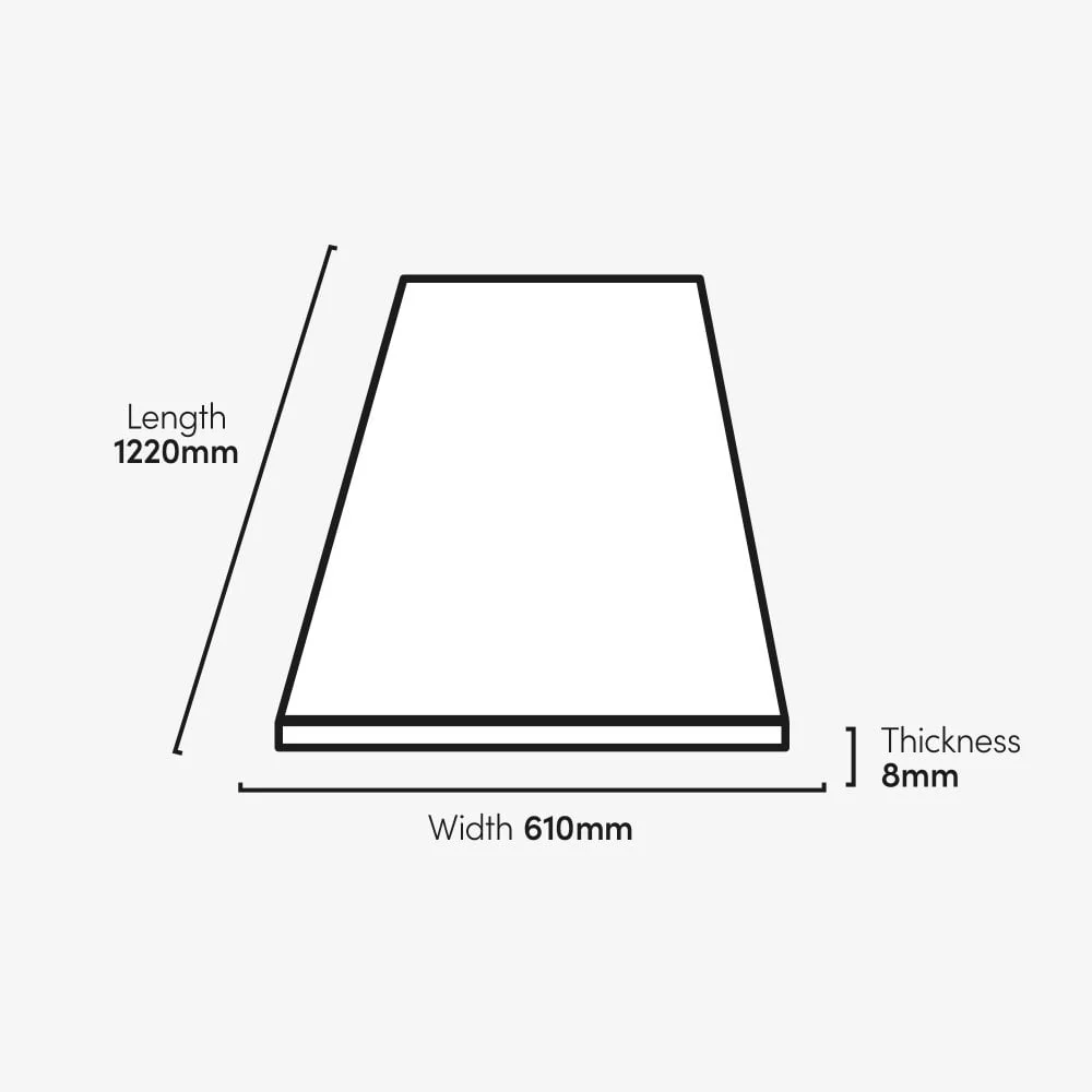 White - Lustre Flawless 8mm High Gloss Laminate Flooring - Image 7