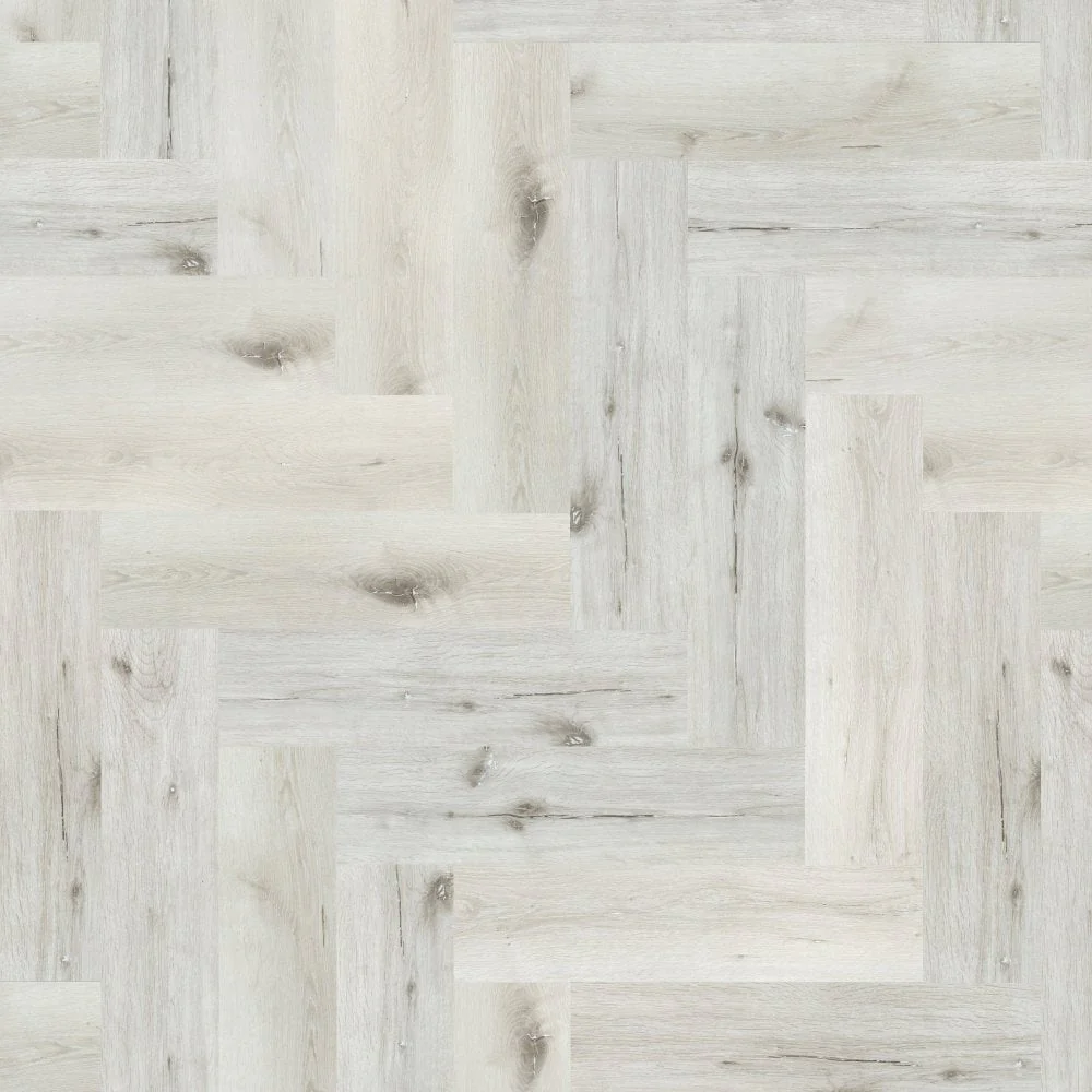 White Rock Oak - Lifestyle SPC Herringbone 5.5mm Rigid Core Vinyl Flooring - Image 2