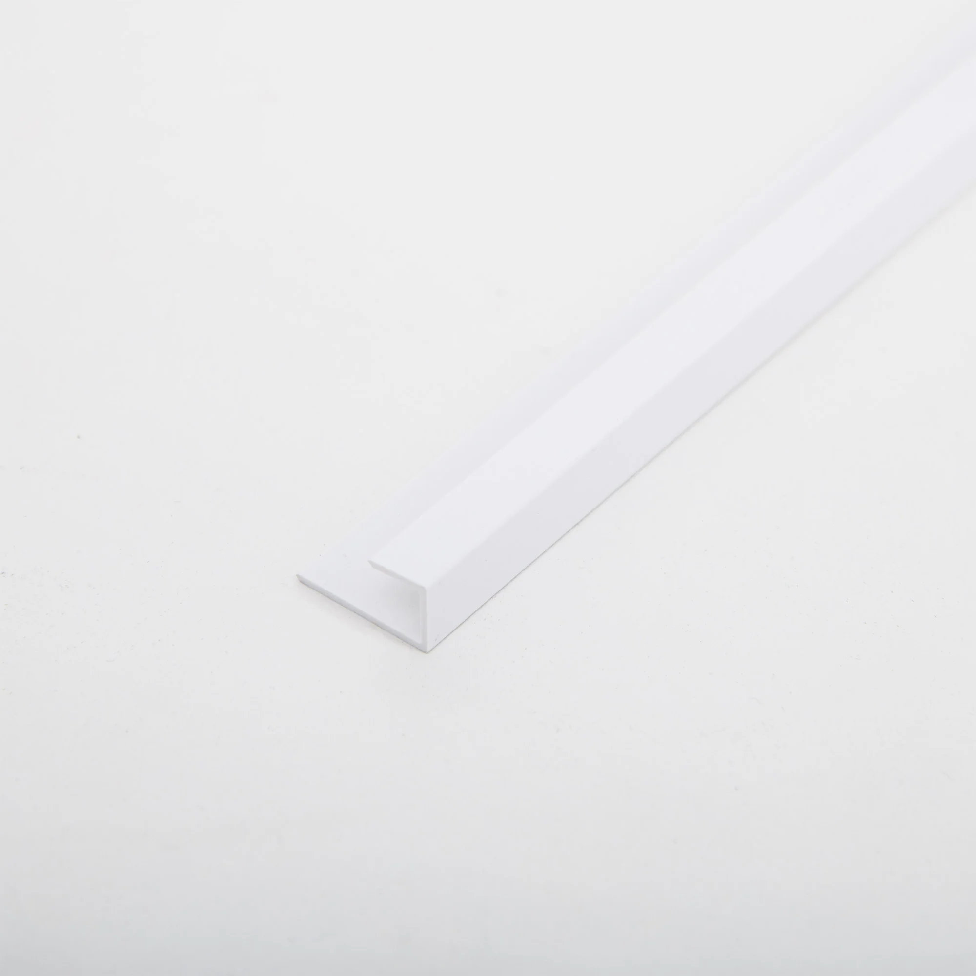 PVC Shower Panel End Cap Trim - White (SPT-END-WH)