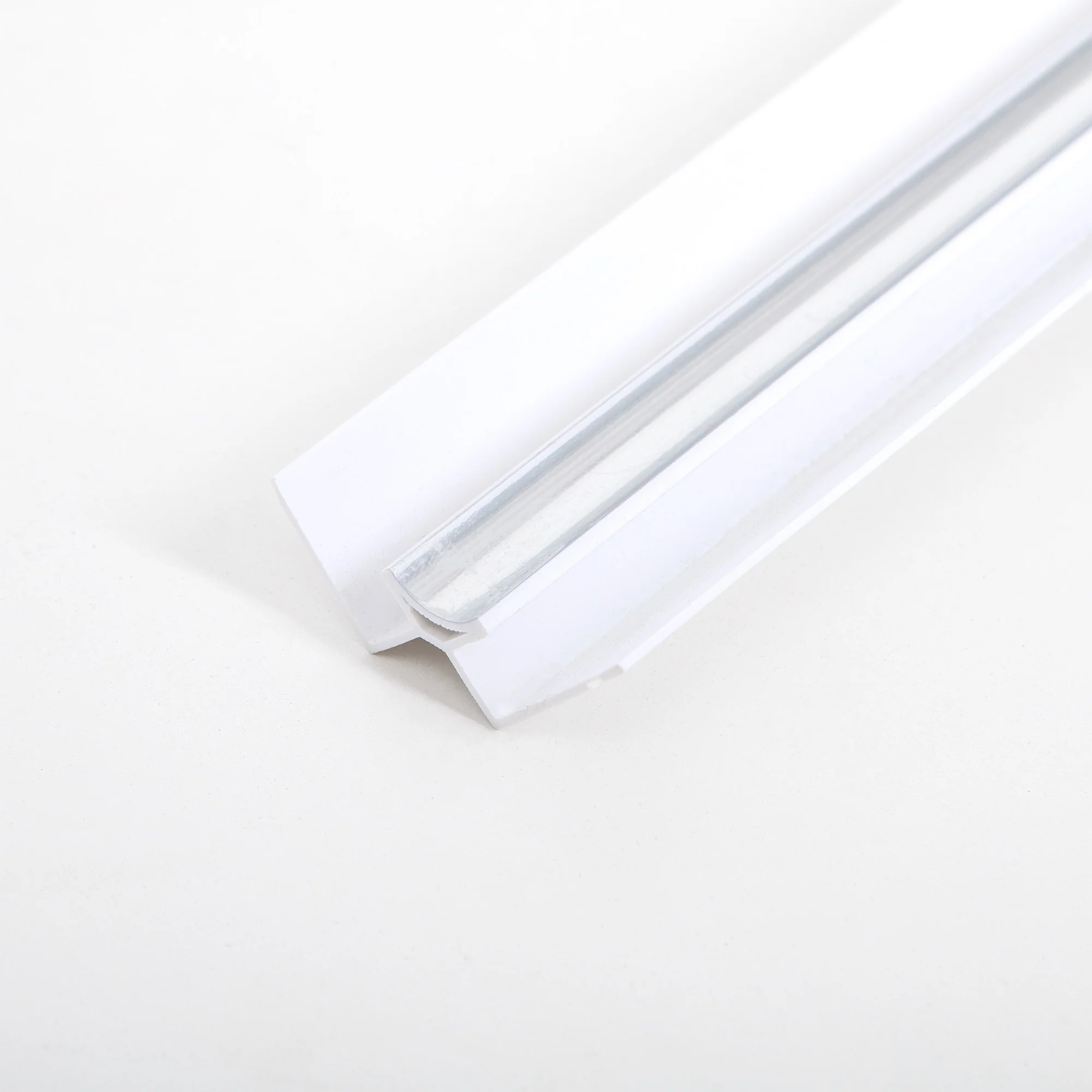PVC Shower Panel Internal Corner Trim - Silver (SPT-INTCOR-SI)