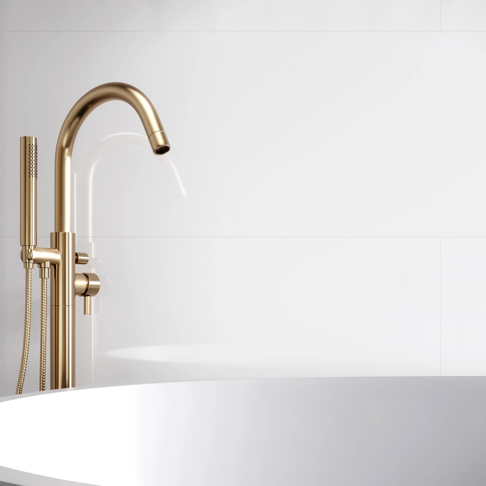 White - Lustre Stone 800 x 400mm Waterproof Wall Panelling - Image 4