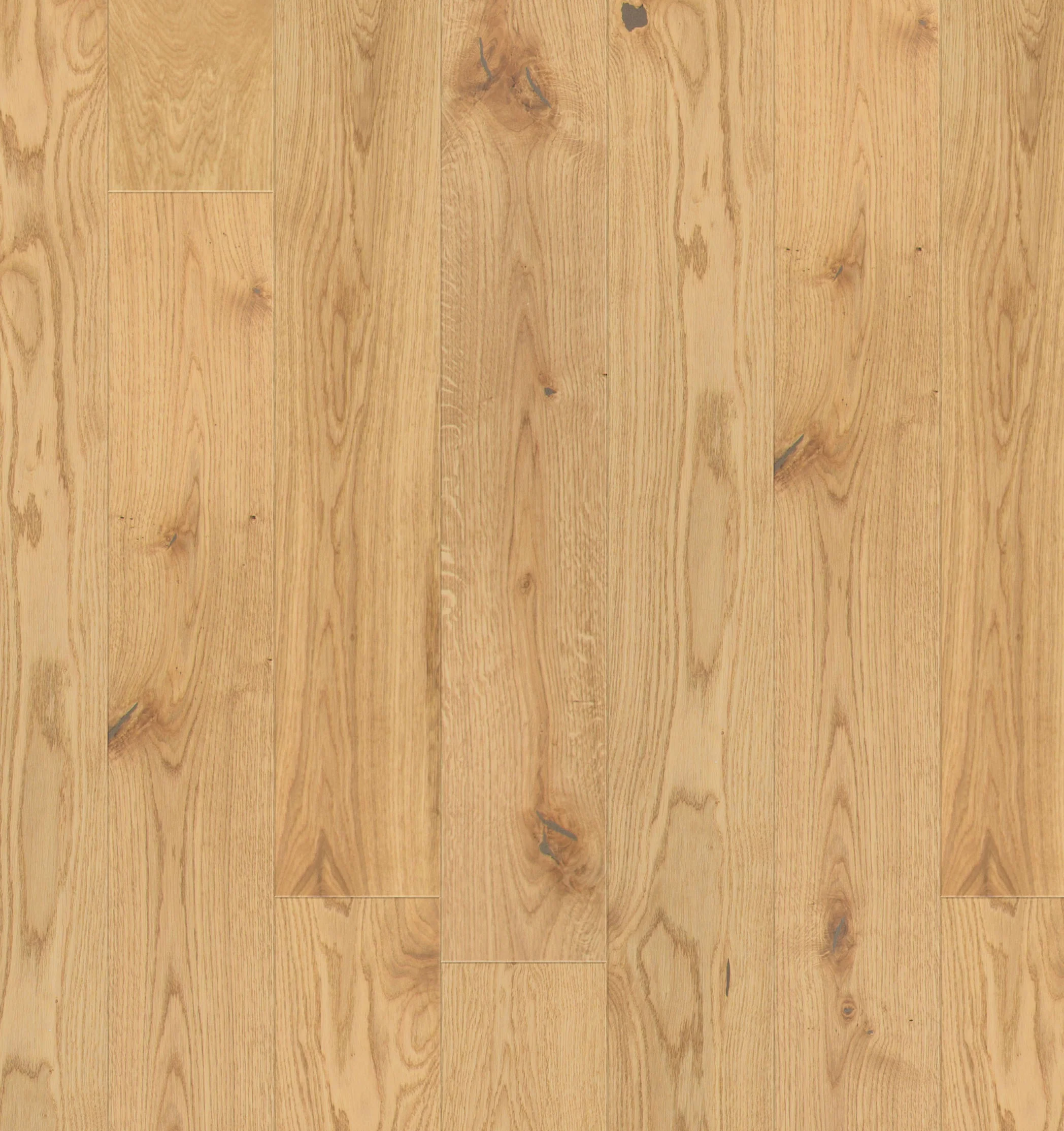 Natural Oak - 14mm Light Brushed Engineered Real Wood Flooring - Image 2