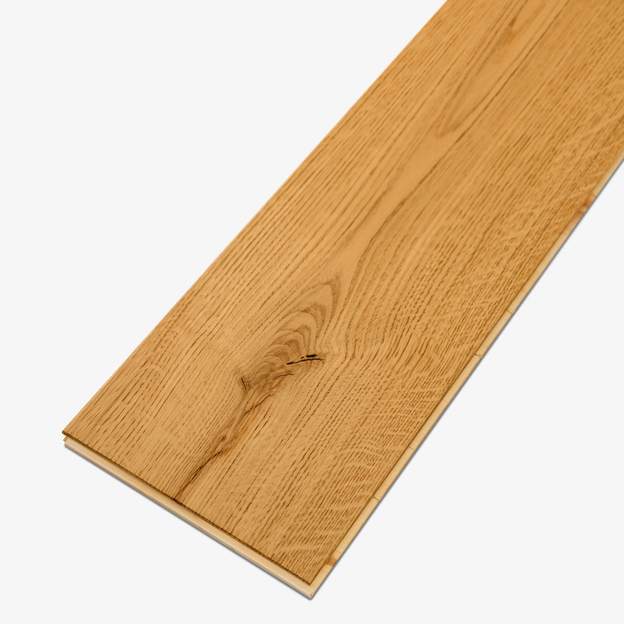 Natural Oak - 18mm Wide UV Lacquered Solid Real Wood Flooring - Image 6