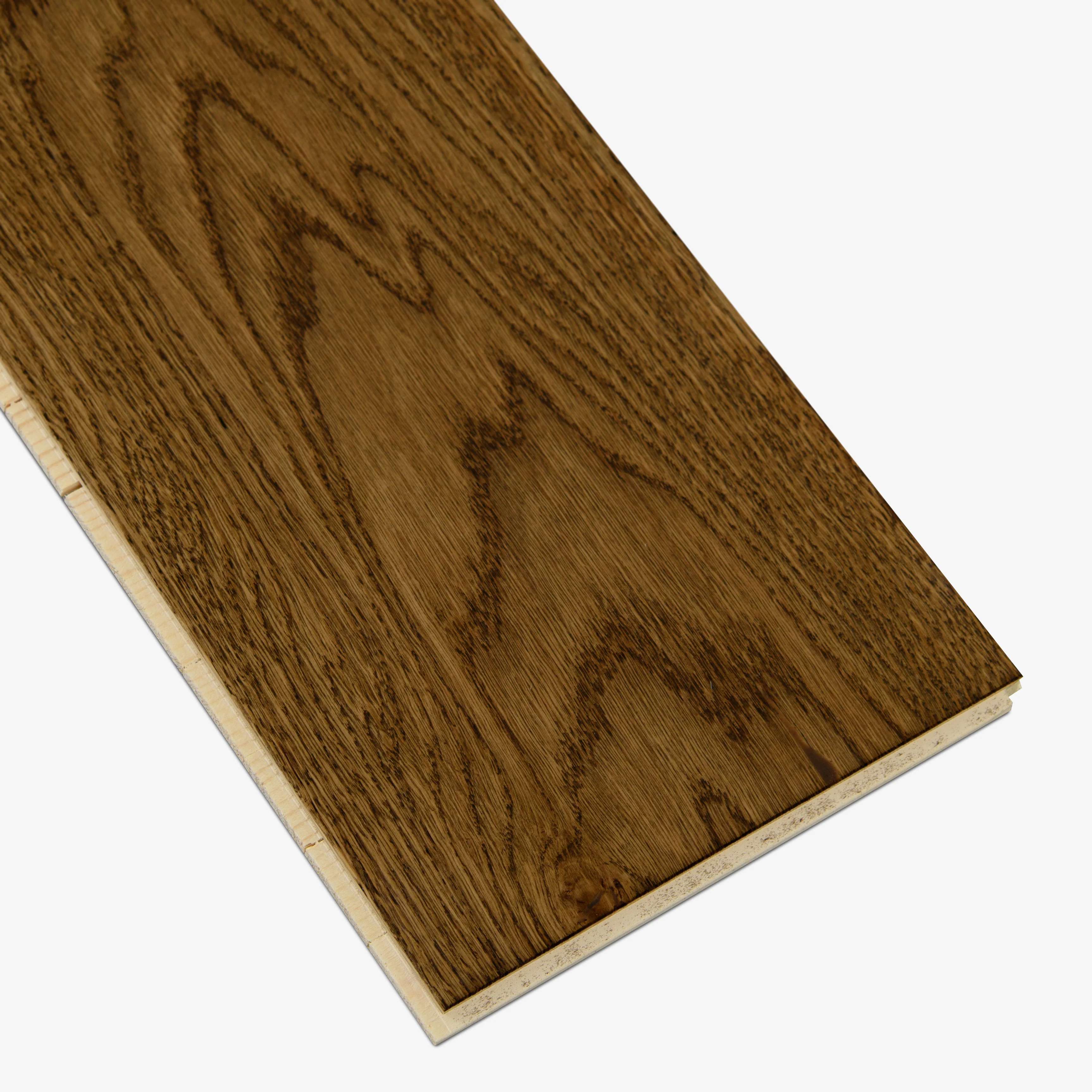 Nugat Oak - 14mm Light Brushed Engineered Real Wood Flooring - Image 6