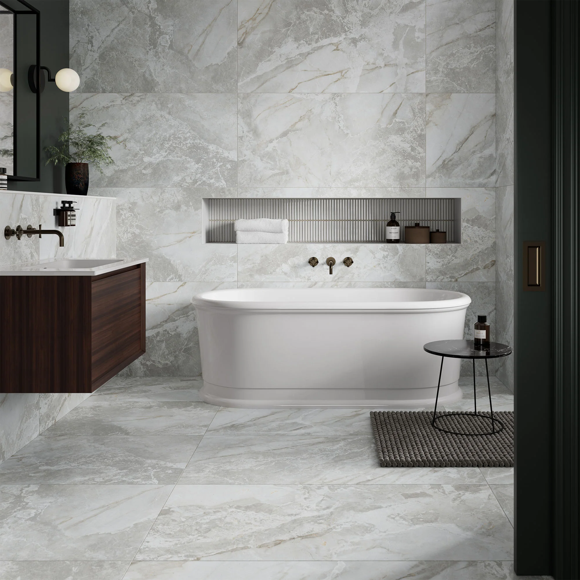 Sierra Light - 9mm Semi-polished Tile Sample (P14684) - Image 2