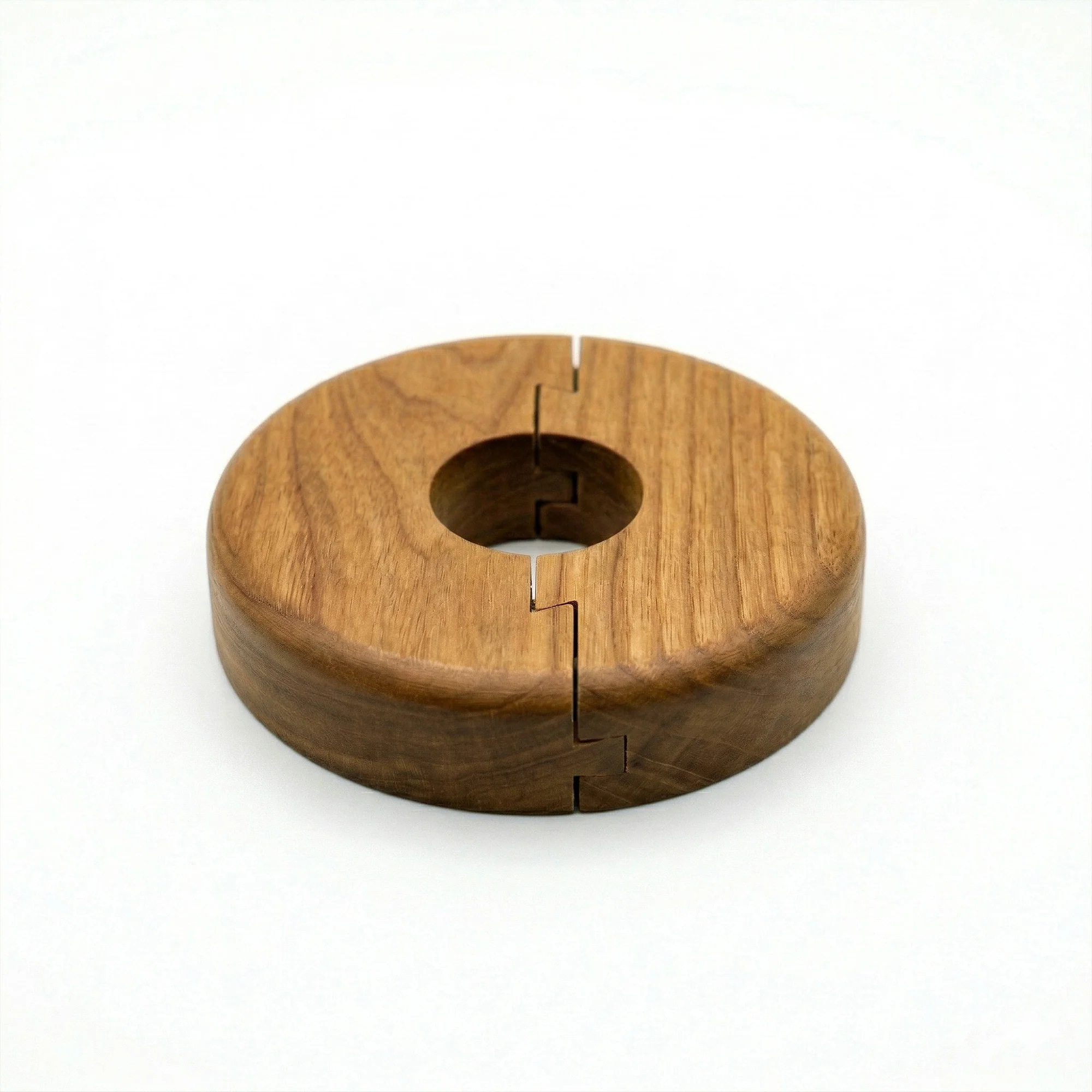 Toffee Oak Radiator Pipe Rose Cover (PIPECOVER-Toffee0