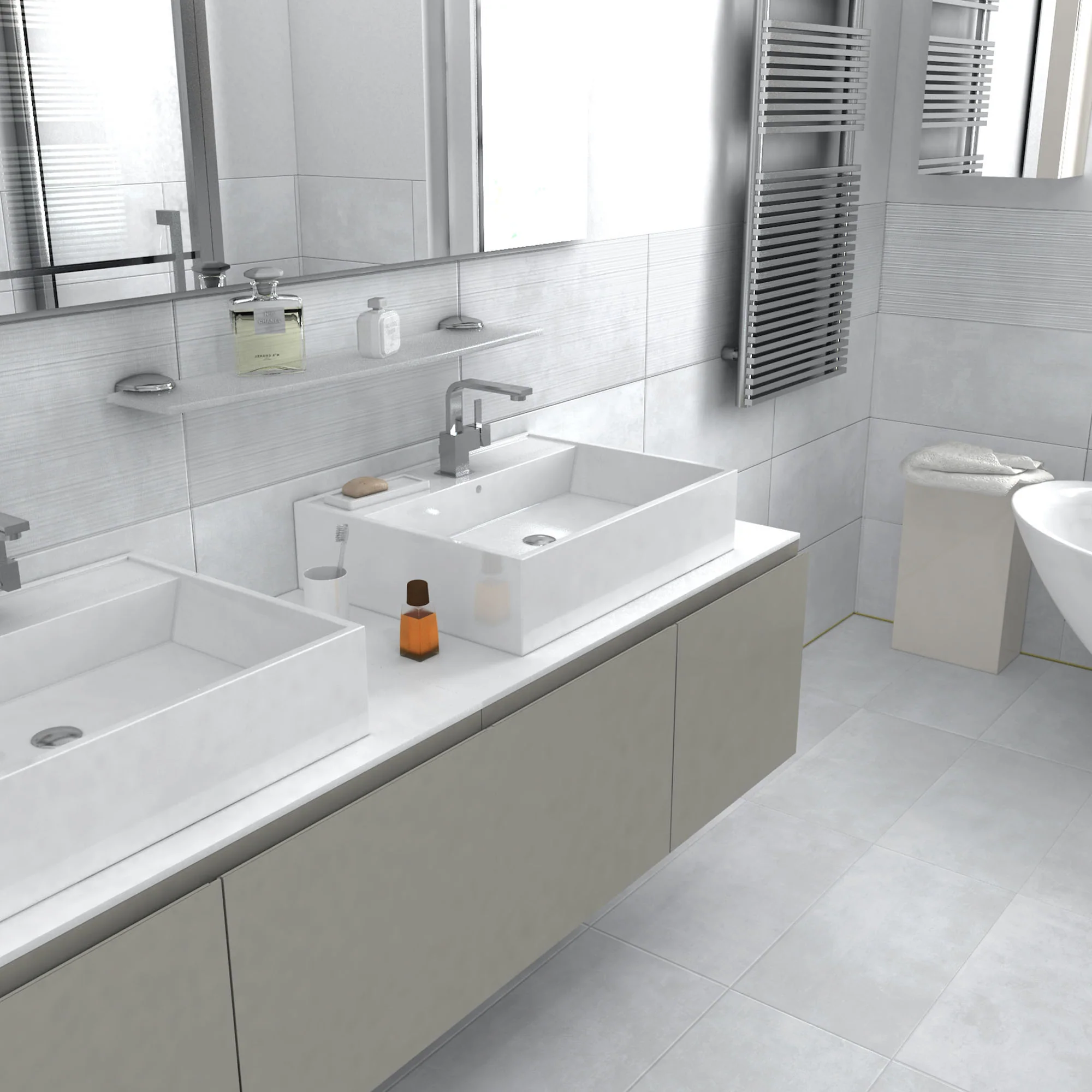 White Matt - Urban Smooth Porcelain Wall & Floor Tile