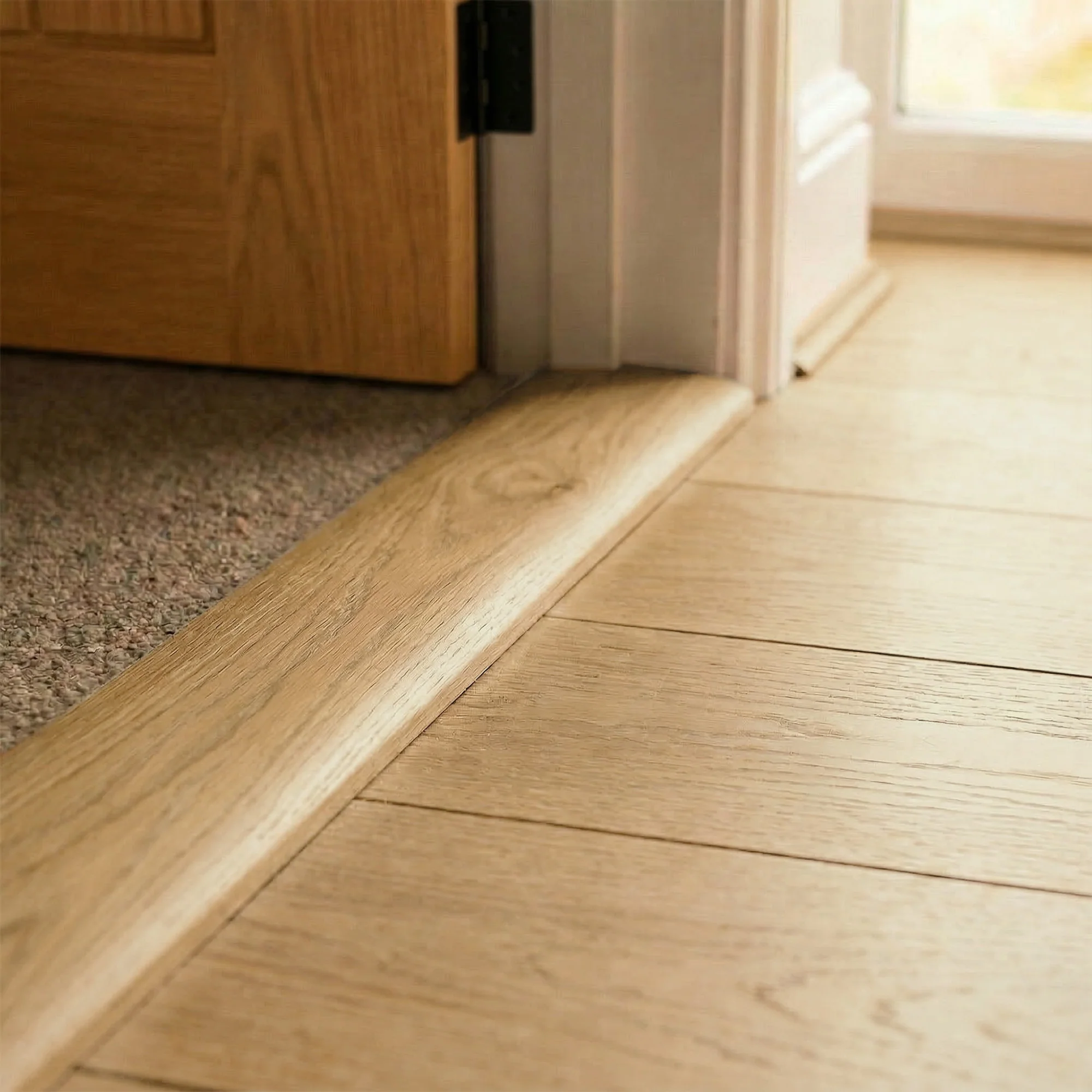 Washed Oak - End Profile Door Bar 990mm - Image 2