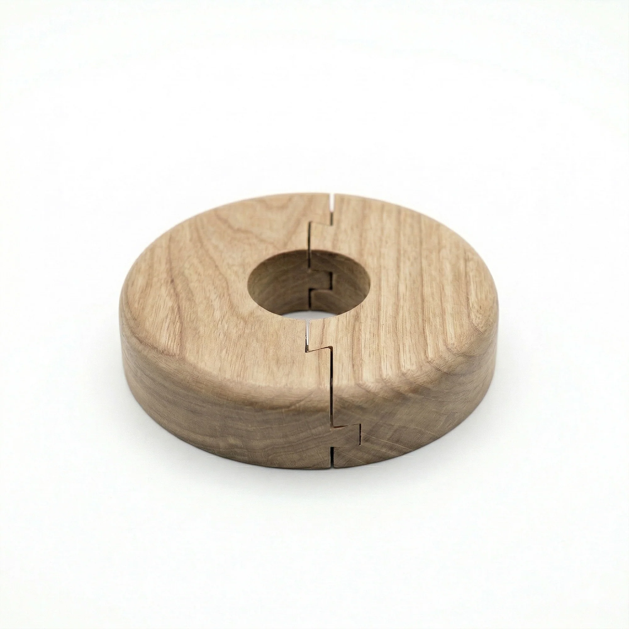 Washed Oak Radiator Pipe Rose Cover