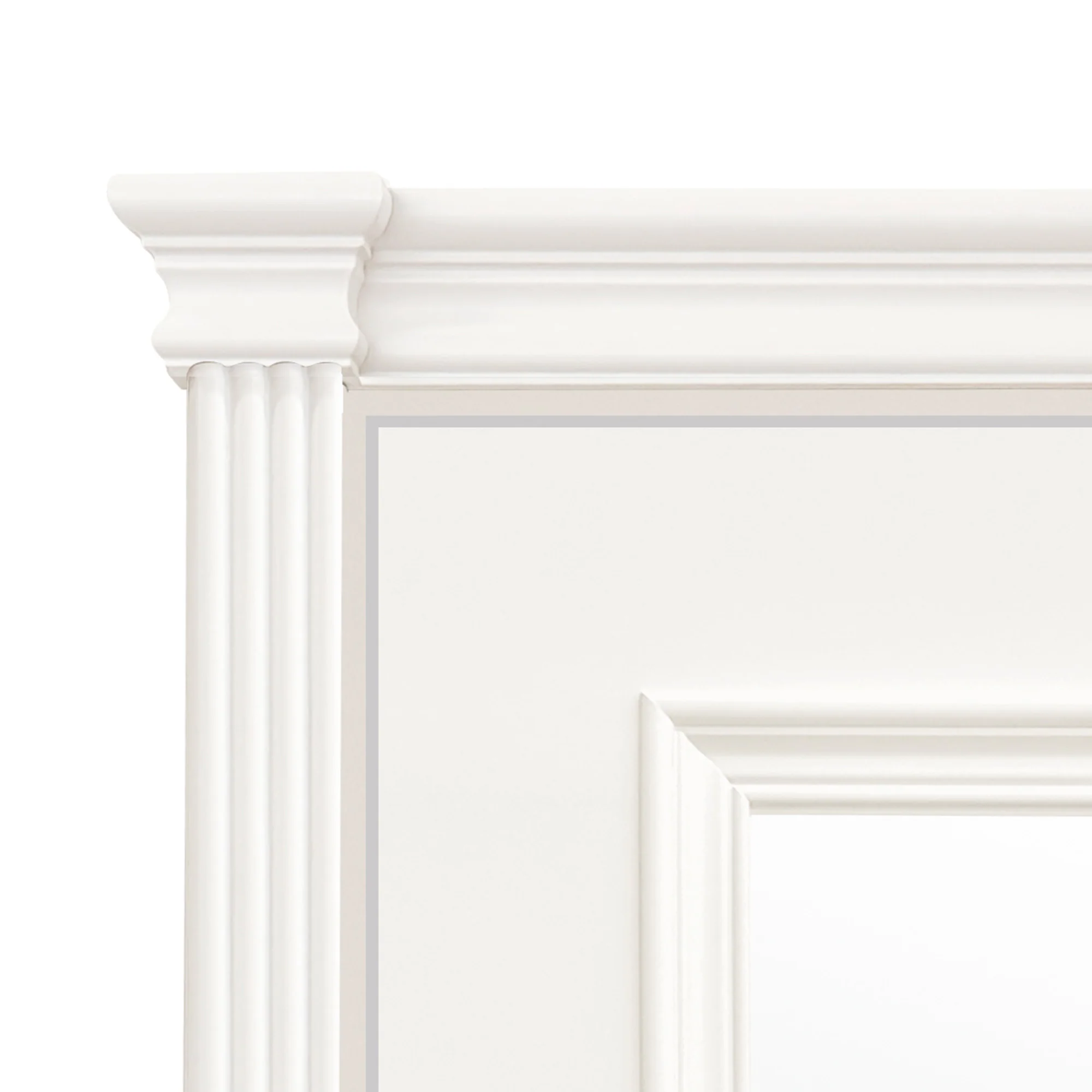 White Internal Fully Finished Sovereign Architrave Set - Image 2