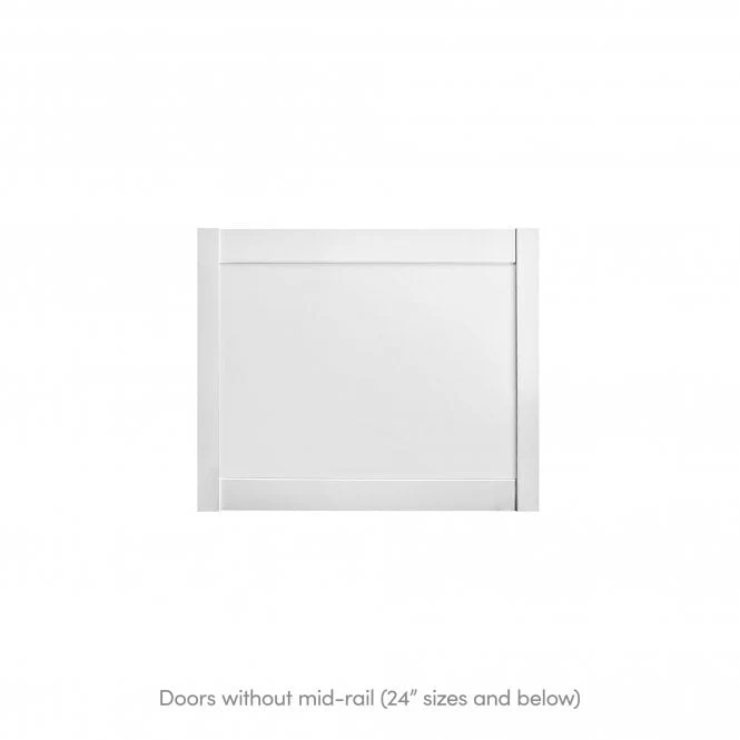 White Internal Painted Full-Shaker Wardrobe Cupboard Door - Image 4