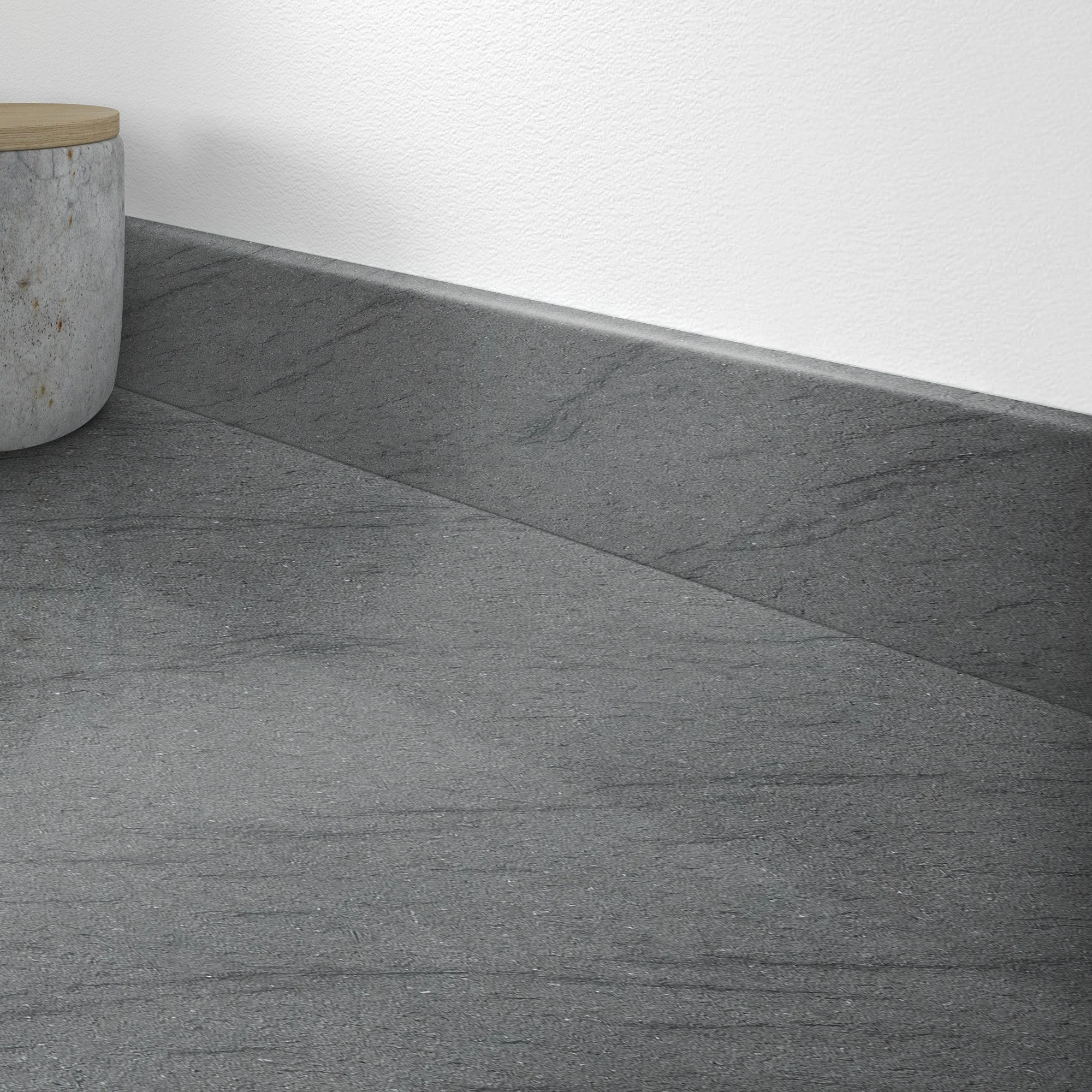 Silver Granite - Rounded Edge Upstand 3000mm