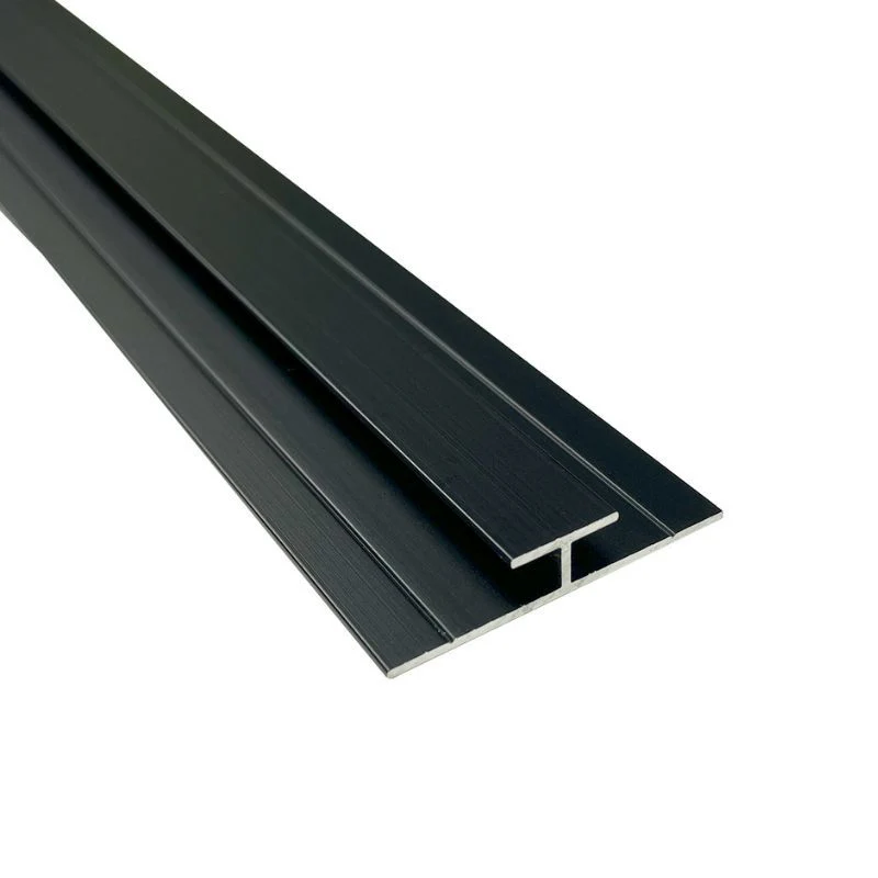 Matt Black - 2440mm Wetwall Wall Panelling H-section
