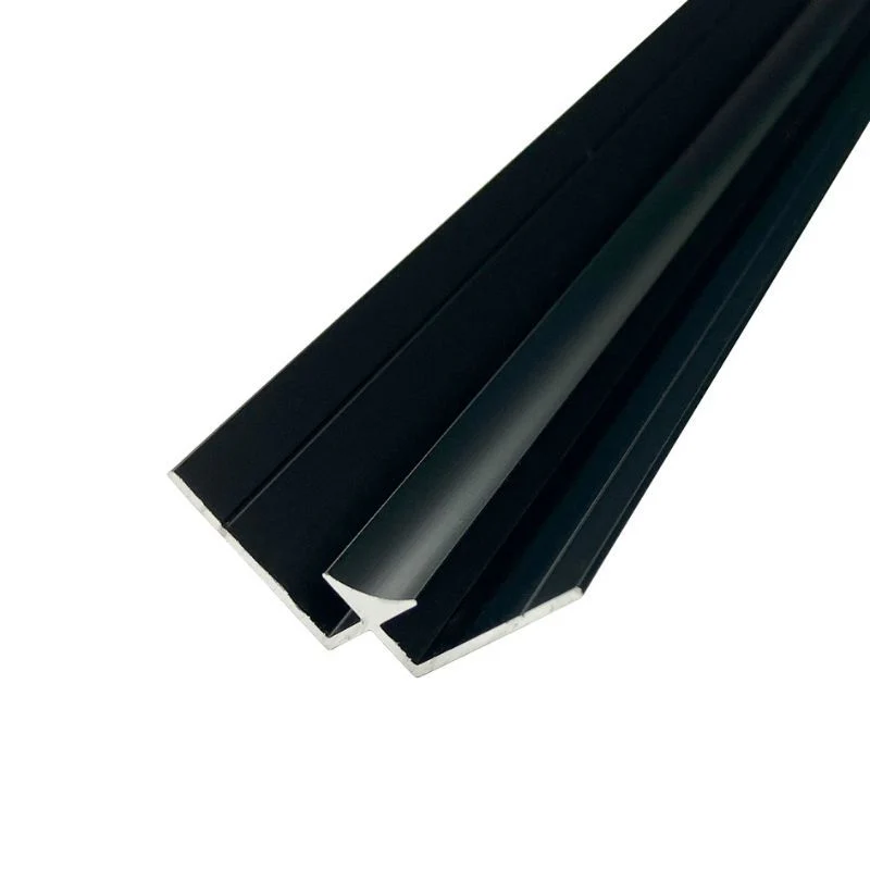 Matt Black - 2440mm Wetwall Wall Panelling Internal Corner - Image 3